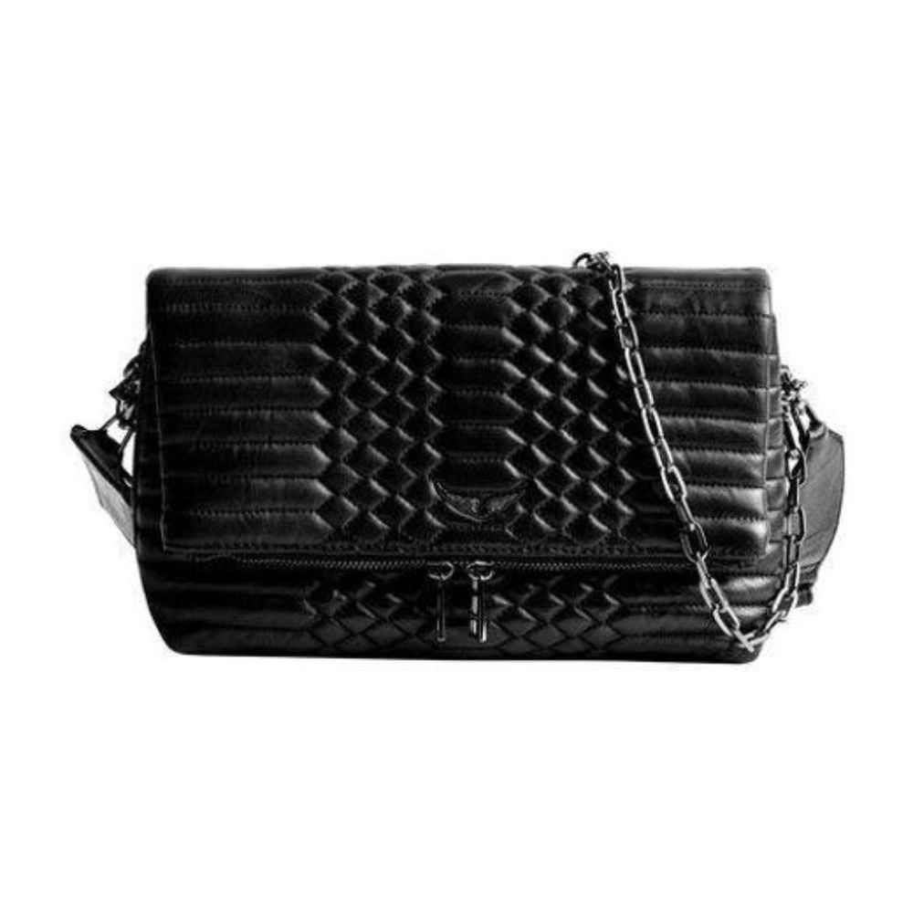 Zadig & Voltaire Women's Black Rocky Matelasse Bag